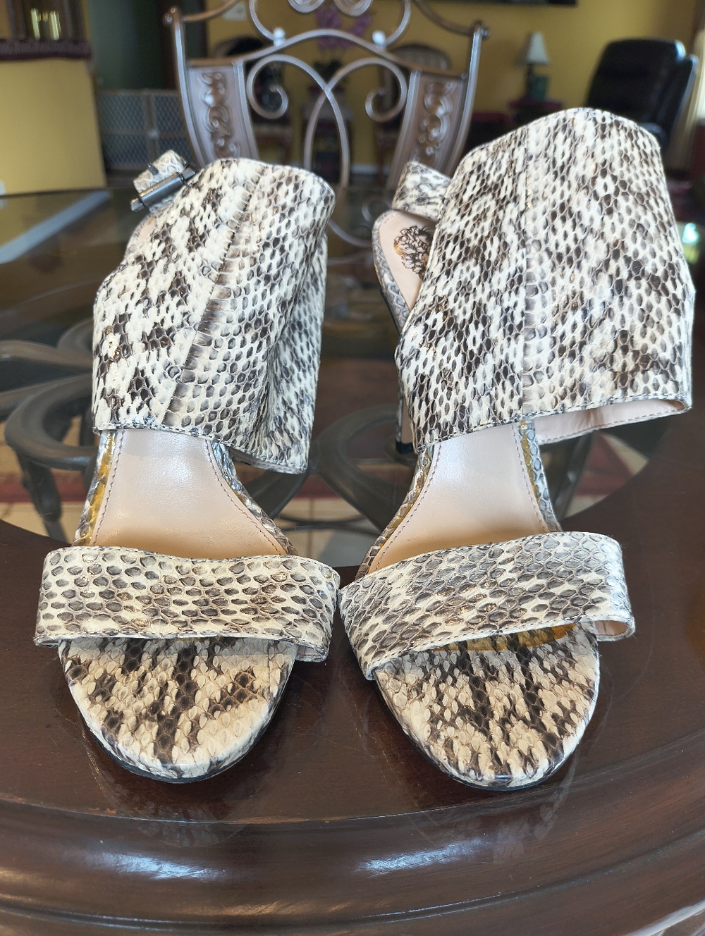 Vince Camuto Python Heels - Picture 3 of 8